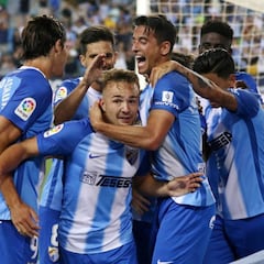 1x1 del Málaga: Ontiveros lidera la exhibición del Málaga