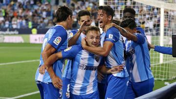 1x1 del Málaga: Ontiveros lidera la exhibición del Málaga