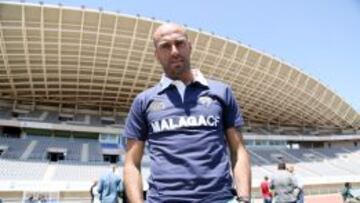 Willy Caballero en La Rosaleda.