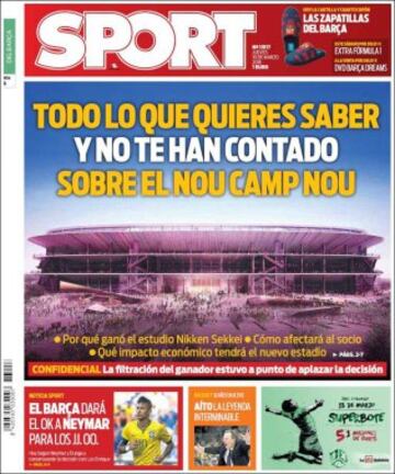 Portadas de la prensa mundial