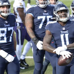 A.J. Brown jugó la campaña 2020 a pesar de lesión en las rodillas