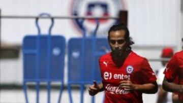 Jorge Valdivia estuvo ausente de la pr&aacute;ctica matinal de la Selecci&oacute;n.