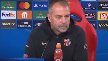 Flick, en rueda de prensa.