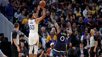 Curry manda un serio aviso con 40 puntos en 25 minutos