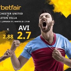 Manchester United FC vs. Aston Villa FC: horario, TV, estadísticas, clasificación y pronósticos
