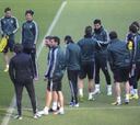 Cristiano, foco de atención en el entrenamiento del Real Madrid
