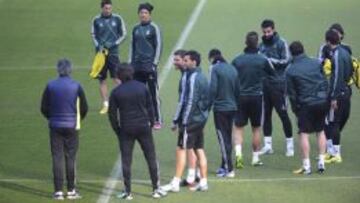 El Madrid, en el Etihad Stadium.