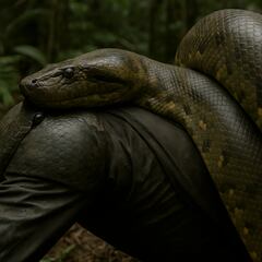 Remembering the environmentalist eaten by the world’s largest snake – challenge stopped live: “She’s consuming me”