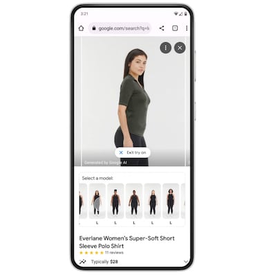 Google te dejará probarte la ropa antes de que la compres