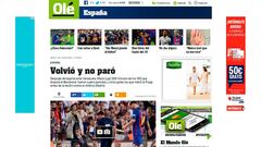 Recadito en Argentina por la cantidad de minutos de Messi