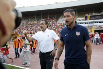 Prandelli y el Cholo Simeone. 