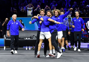 En la última jornada de la competición, Alcaraz venció en dobles y en el decisivo partido de individuales para certificar un marcador final de 13-11 a favor del Viejo Continente. El murciano cerró su debut en el torneo con tres victorias.