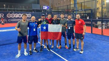 Daniel Salinas (27) relata su experiencia en el Mundial de Pádel de Qatar donde, incluso, conocieron a Nasser Al-Khelaïfi, el dueño del PSG.