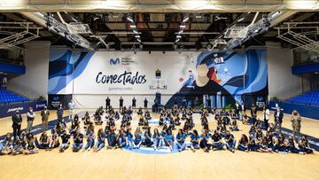 Las jugadoras del Movistar Estudiantes.