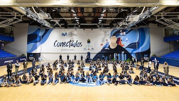 Las jugadoras del Movistar Estudiantes.