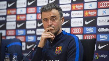 28/01/17 Rueda de Prensa Luis Enrique ENTRENADOR DEL BARCELONA previa al partido contra elBetis.