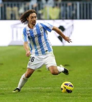 Manuel &#039;Colocho&#039; Iturra jug&oacute; sus ocho partidos en Champions League por el M&aacute;laga.