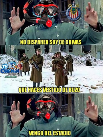 Los memes acaban con Chivas y su estadio inundado