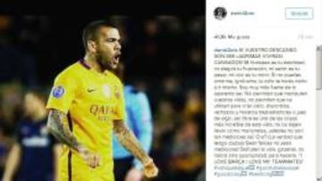 Texto y fotografía de Alves en Instagram.