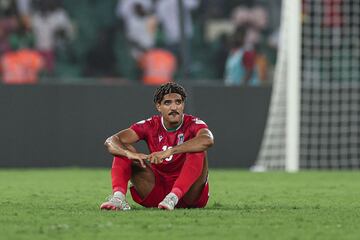 Saul Coco durante la Copa África. 