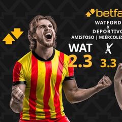 Watford vs. Deportivo de La Coruña: horario, dónde ver, estadísticas y pronósticos