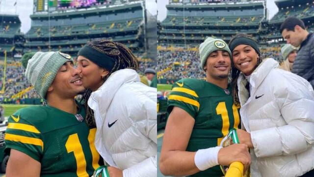 It’s been a roller coaster ride for the Packers quarterback since earning the starting position. Thankfully he’s got a talented and supportive woman at his side.