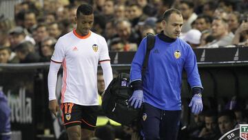 Nani se marcha lesionado.