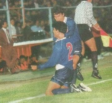 La victoria de la U 4-2 ante Cobreloa en Calama. Clave para el título. En ese recinto, la UC sólo empató 1-1.