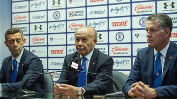 Presentaci&oacute;n de Ricardo Pel&aacute;ez como nuevo director deportivo de Cruz Azul