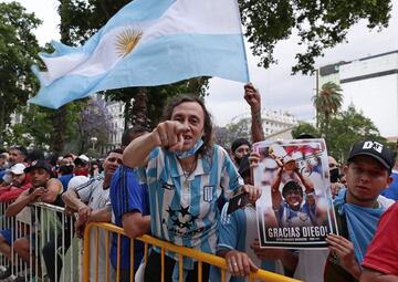 Altercados en los alrededores de la Casa Rosada