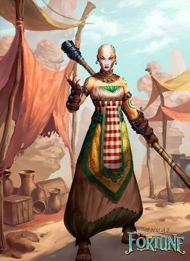 Cartas free-to-play: El majestuoso arte de Fable Fortune