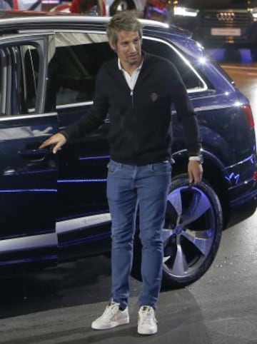 'Christian Dior Denim Flow' as Madrid squad attend Audi event