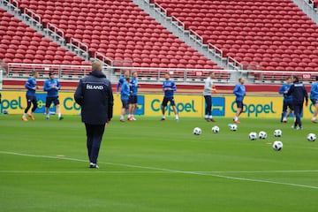 Así se vivió el entrenamiento de Islandia para enfrentar al Tri