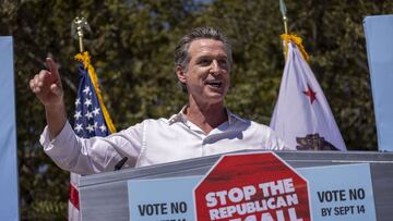 California residents have until 14 September to decide whether they want Gavin Newsom to remain as governor, but there is controversy about the voting system used.