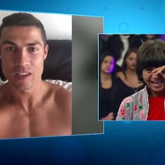 La emotiva sorpresa de Cristiano a un niño de Brasil