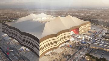 El estadio Al Bayt de Qatar.