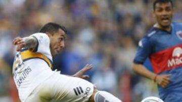 Tévez es ídolo de Boca y campeón de Libertadores en 2001 y 2003.