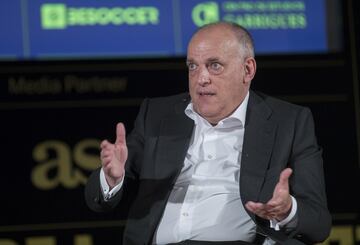 Javier Tebas, presidente de LaLiga
Marc Menchén, consejero delegado de 2Playbook