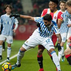 Stuani lleva de cabeza a la Real y rescata un punto