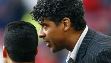 <strong>ENTRENAMIENTO.</strong> Rijkaard pudo contar con los internacionales en el entrenamiento de esta tarde. Ronaldinho sigue sin entrenarse.