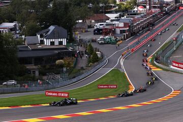 La victoria de Hamilton en Spa en imágenes