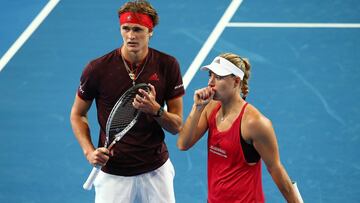 Zverev y Kerber dan el primer punto a Alemania