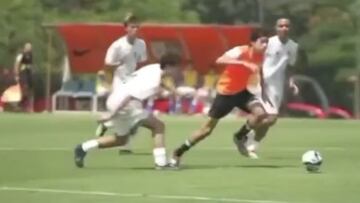 Atención a las habilidades del hijo de Kaká que recuerdan a su padre