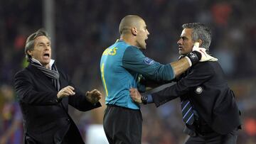 Víctor Valdés es la primera víctima de Mourinho