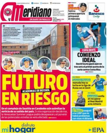 Portadas de la prensa deportiva