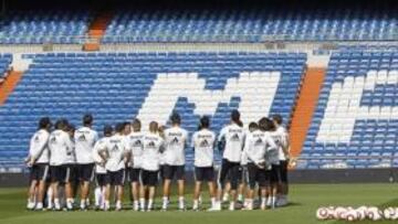 <b>EN EL BERNABÉU. </b>El equipo se entrenará en el estadio a las 12:00h.