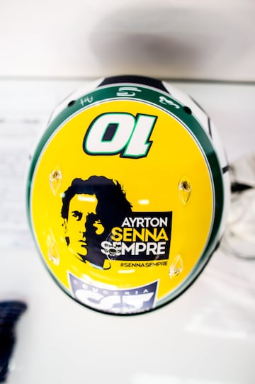 "Ayrton Senna siempre". Este es el mensaje que llevará el piloto francés Pierre Gasly en el casco durante el Gran Premio de Emilia Romagna para homenajear al piloto brasileño. 