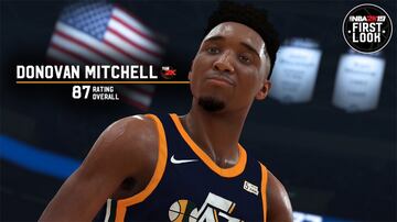 Donovan Mitchell, 87 de puntuación.