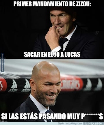 Zidane y Ramos protagonistas de los memes del Madrid-Villarreal