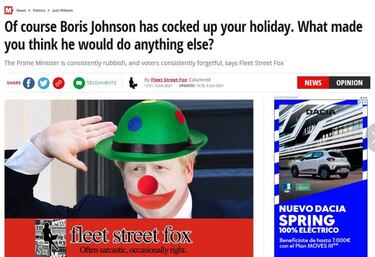 Los británicos se ceban con Johnson por dejarles sin vacaciones en el Mediterráneo